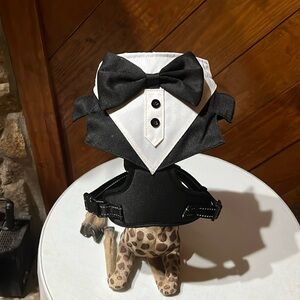 Tuxedo dog harness, Brand New this is so cute on!!’
